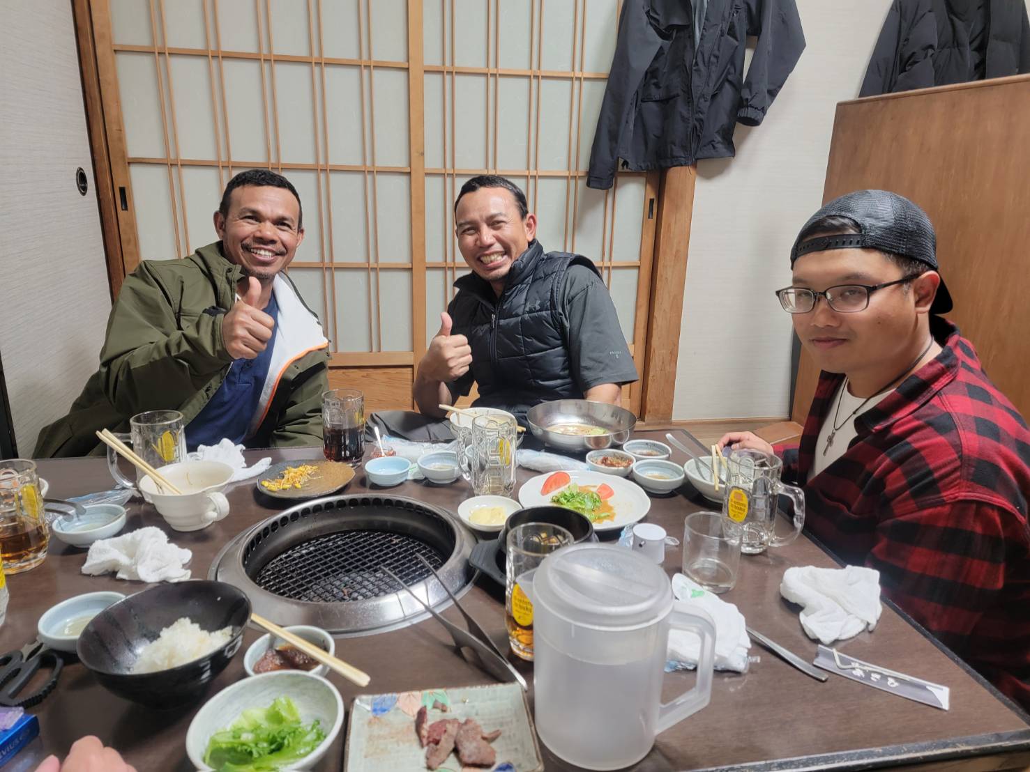 新人団らんの写真
